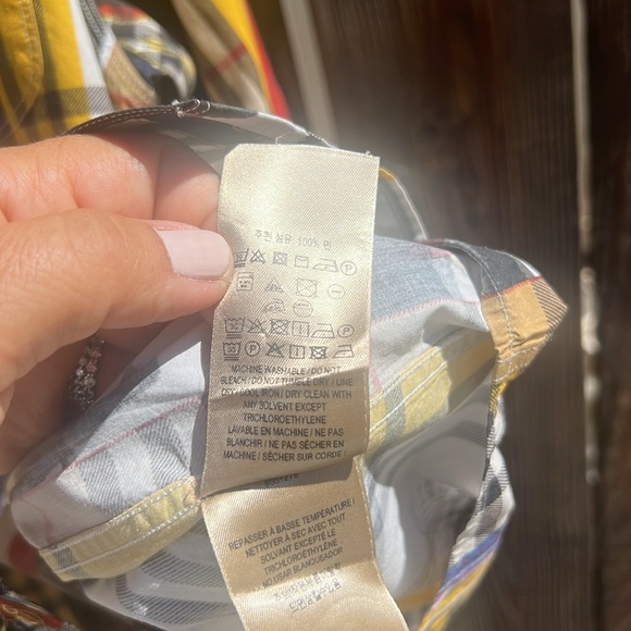 Burberry London Chester Mixed Printed Button Shirt.size Xl.💛 - Picture 9 of 16